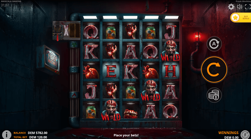 Freak Machine Symbols